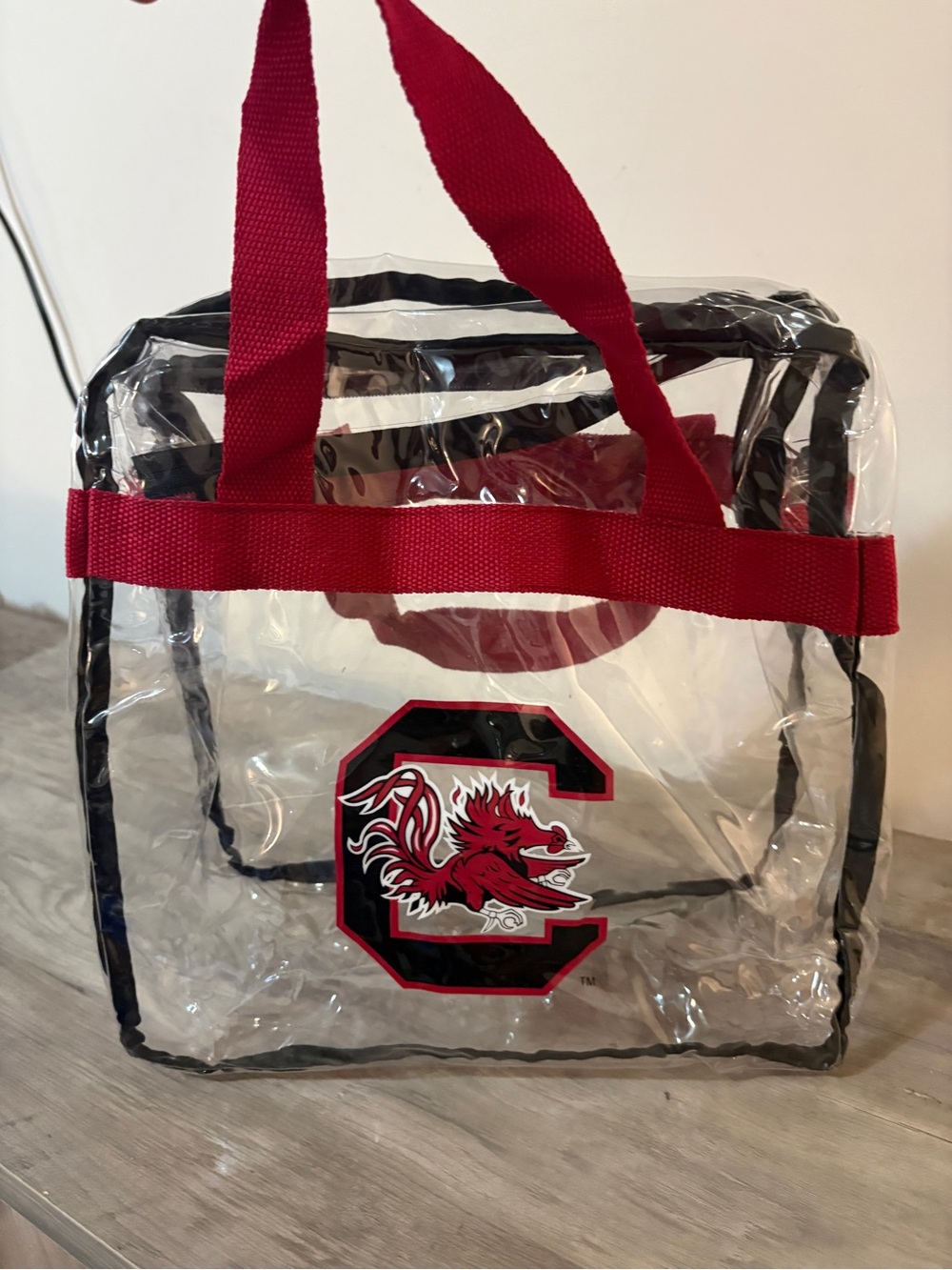 South Carolina Gamecocks Clear Tote Bag